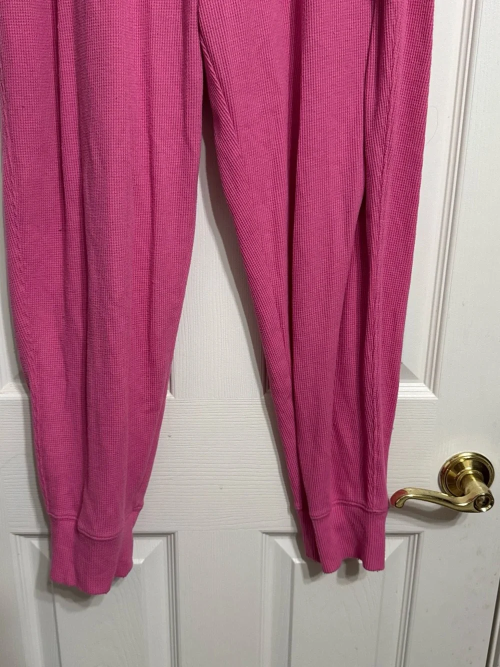 PINK Waffle-Knit Lounge Sleep Pants